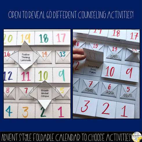 Holiday Break Countdown Bundle - 80 Seasonal School Counseling Activities